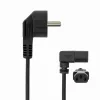 SBOX Cabo de alimentação para PC Schuko para IEC C13 2m Preto