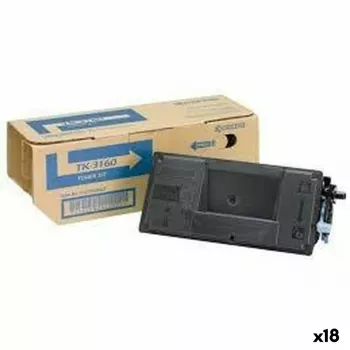 Kyocera TK-3160 cartucho de toner original preto 12.500 páginas para ECOSYS P3045dn/P3050dn/P3055dn/P3060dn