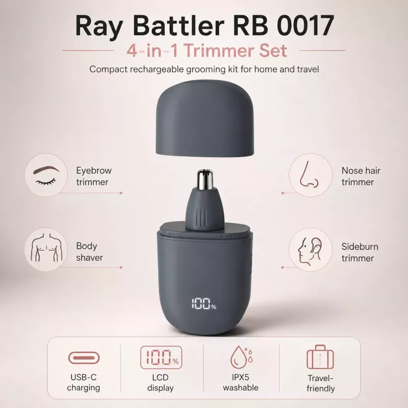 Ray Battler RB 0017 Conjunto de aparador 4 em 1
