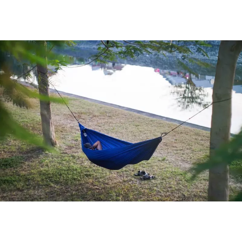 Ticket To The Moon TRAVEL HAMMOCK - Rede compacta para 2 pessoas, nylon, verde