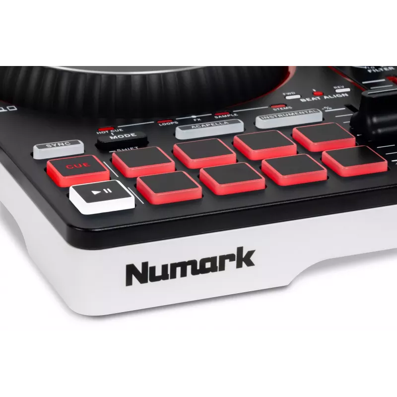 Numark Party Mix MKIII Controlador DJ com altifalantes integrados e espetáculo de luzes
