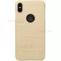 Nillkin Apple iPhone XR capa Super Frosted Shield dourada