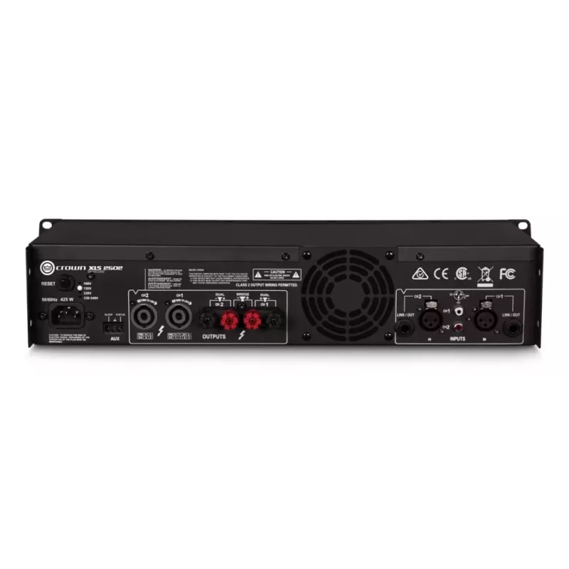 Crown XLS 2502 amplificador final de dois canais com DSP
