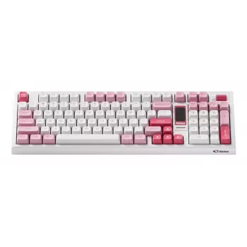AKKO 5098B Prunus Lannesiana Teclado Mecânico, 98 Teclas, Triple-Mode, Hot-Swappable, RGB, Keycaps PBT ASA