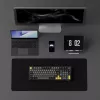 Teclado mecânico AKKO 5098B, 98 teclas, preto e dourado, Hot-Swappable, RGB, Triple Mode (USB-C/2.4GHz/Bluetooth 5.0), switches lineares Akko CS Jelly White, keycaps PBT ASA, 3000mAh