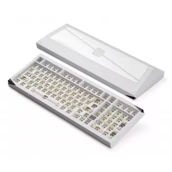 AKKO DIY Barebone Keyboard 65% Tri-Mode RGB Hot-Swappable Branco