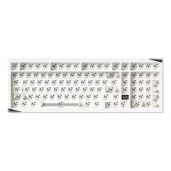 AKKO DIY Barebone Keyboard 65% Tri-Mode RGB Hot-Swappable Branco