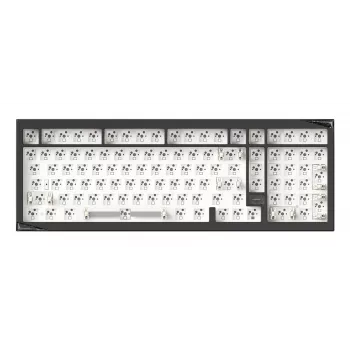 AKKO DIY Barebone Keyboard 75% Tri-Mode Hot-Swappable Gasket Mount Preto