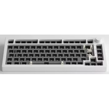 AKKO DIY Barebone Keyboard Kit 75% Branco Tri-Mode Hot-Swappable