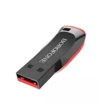 Borofone BUD2 GENEROUS Pen drive USB 2.0 8GB preto