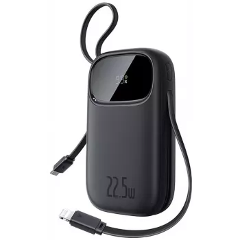 Baseus EnerFill FC31 20000 mAh 22,5W USB-C + Lightning Power Bank preto