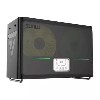 Secador de filamento Sunlu S4 2 bobinas aquecimento PTC 360° 35-70°C ecrã tátil LCD