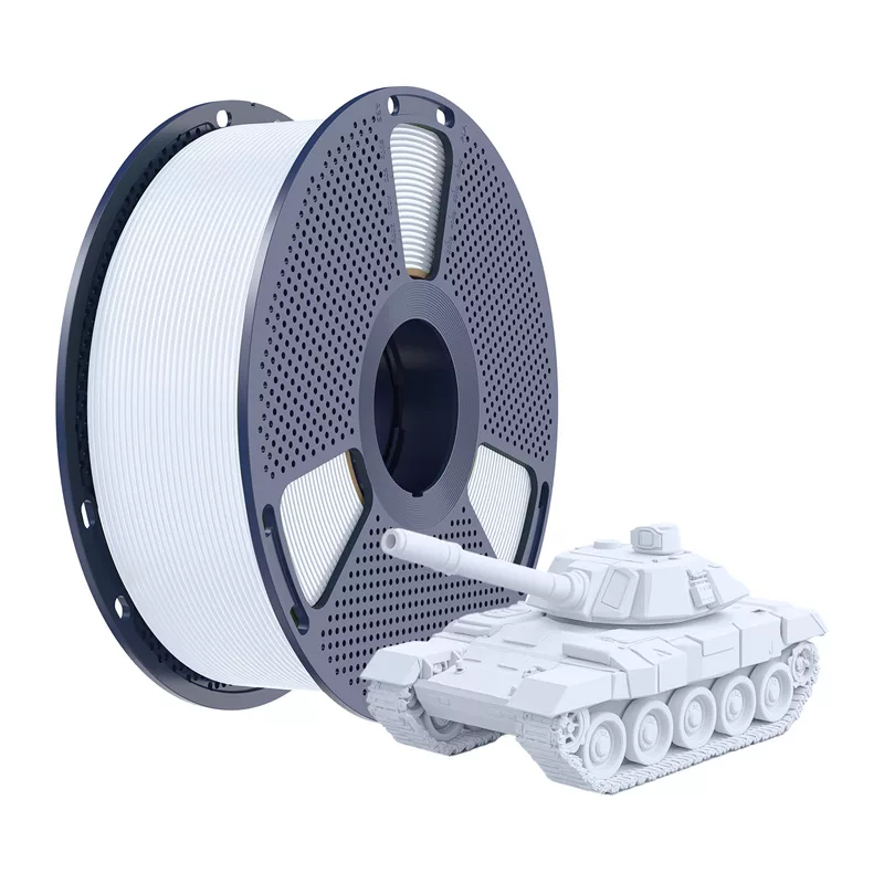 Filamento SUNLU PLA+ High-Speed branco 1,75 mm 1 kg