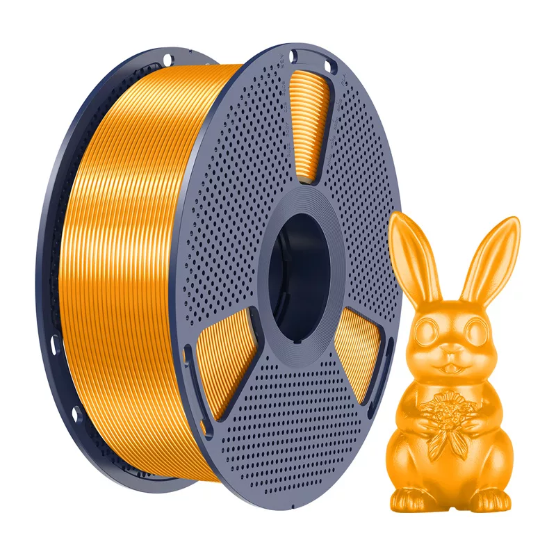 Filamento SUNLU PLA+ Silk latão 1,75 mm 1 kg