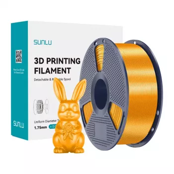 Filamento SUNLU PLA+ Silk latão 1,75 mm 1 kg