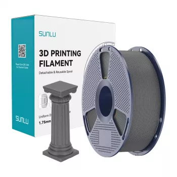 Filamento SUNLU PLA High-Speed Marble cinzento betão 1,75 mm 1 kg