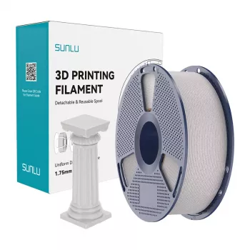 Filamento SUNLU PLA High-Speed Marble (cinzento-claro) 1,75 mm 1 kg