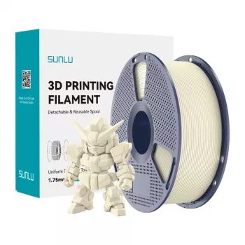 Filamento SUNLU PLA+ 2.0 1,75 mm marfim 1 kg