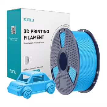 Filamento SUNLU PETG (ciano) 1,75 mm 1 kg