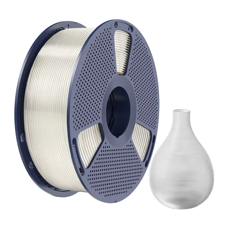 Filamento SUNLU PETG 1,75 mm transparente 1 kg