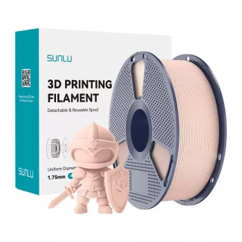 Filamento SUNLU PLA+ (bege) 1,75 mm 1 kg