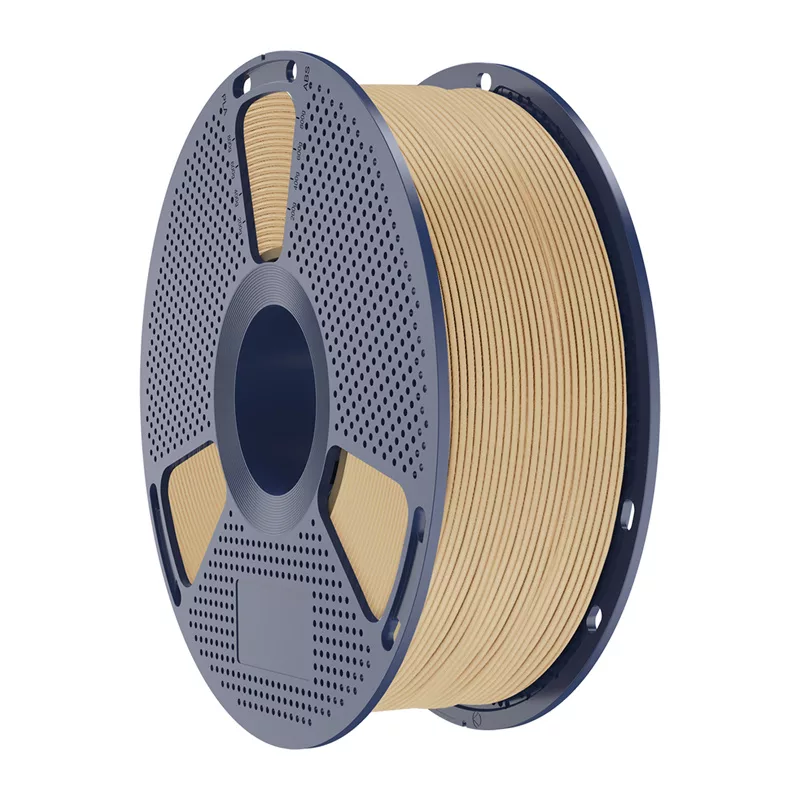 Filamento SUNLU Wood Map PLA+Wood compósito 1,75 mm 1 kg madeira natural