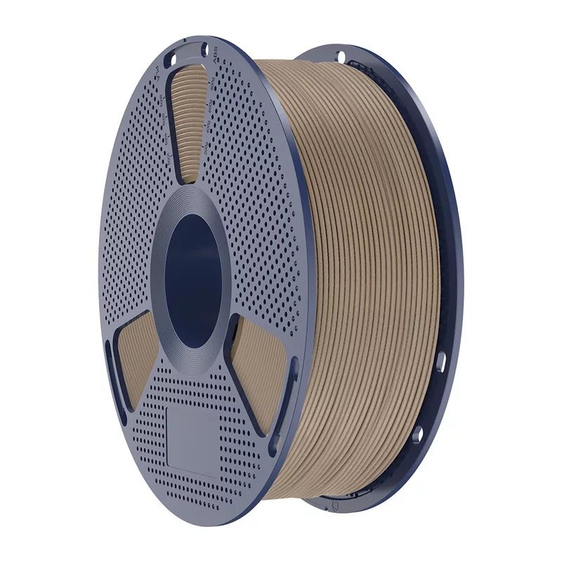 Filamento SUNLU Wood 1,75 mm PLA+Wood fibra 1 kg cor madeira natural para impressoras 3D FDM