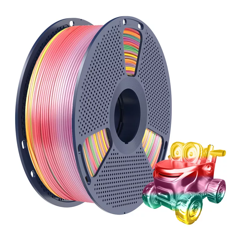 Filamento SUNLU PLA+ Silk Rainbow 01 1,75 mm 1 kg