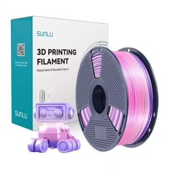Filamento SUNLU PLA+ Silk Rainbow 1,75 mm 1 kg