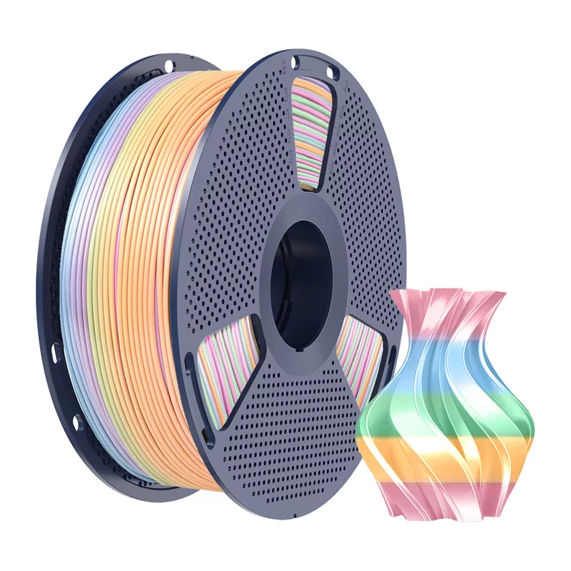 Filamento SUNLU PLA+ Silk Rainbow 1,75 mm 1 kg