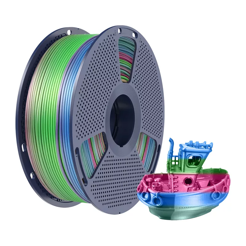 Filamento SUNLU PLA+ Silk Rainbow 1,75 mm 1 kg