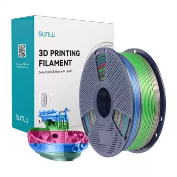Filamento SUNLU PLA+ Silk Rainbow 1,75 mm 1 kg