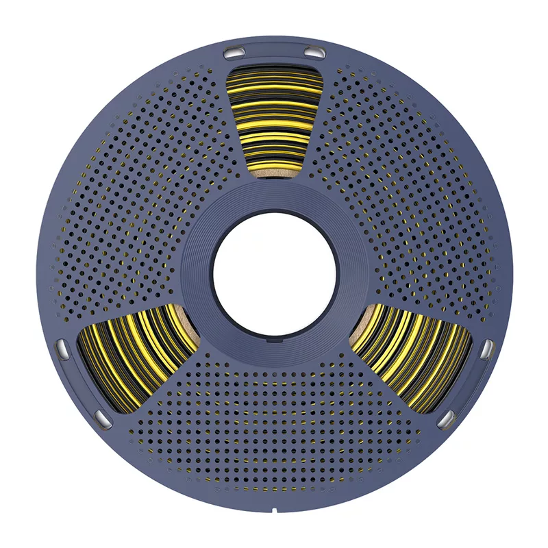 Filamento SUNLU PLA+ Silk Dual Color 1,75 mm preto e dourado 1 kg