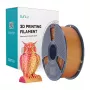 Filamento SUNLU PLA+ Silk Dual Color 1,75 mm 1 kg vermelho e dourado