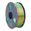 Filamento SUNLU PLA+ Silk Tri-Color 1,75 mm laranja azul verde 1 kg