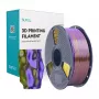 Filamento SUNLU PLA+ Silk Tri-Color 1,75 mm 1 kg preto dourado lilás