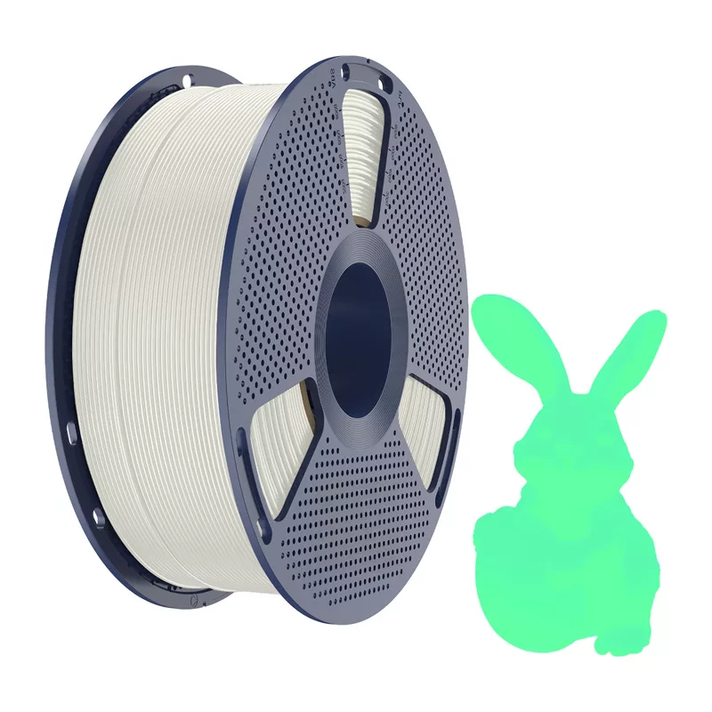 Filamento SUNLU PLA Glow-in-the-Dark 1,75 mm 1 kg verde brilho