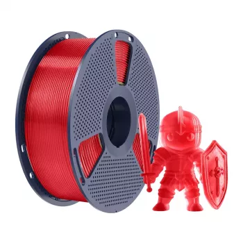 Filamento SUNLU PLA+ (Transparent Red) 1,75 mm 1 kg