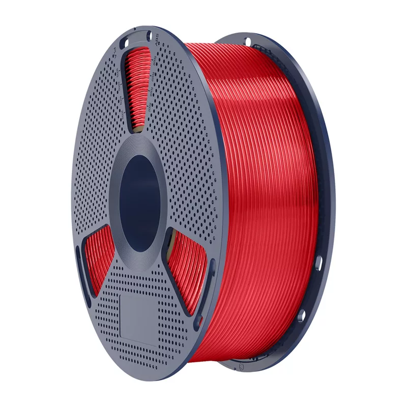 Filamento SUNLU PLA+ (Transparent Red) 1,75 mm 1 kg