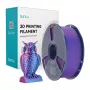 Filamento SUNLU PLA+ Silk Dual Color vermelho e azul 1,75 mm 1 kg