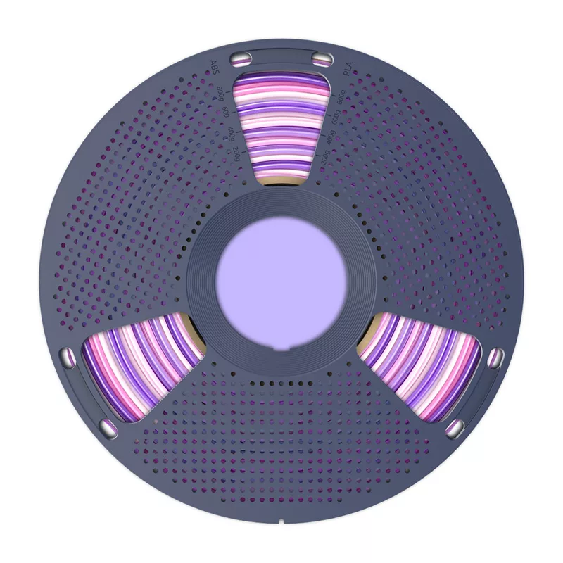 Filamento SUNLU PLA Rainbow 1,75 mm 1 kg para impressora 3D