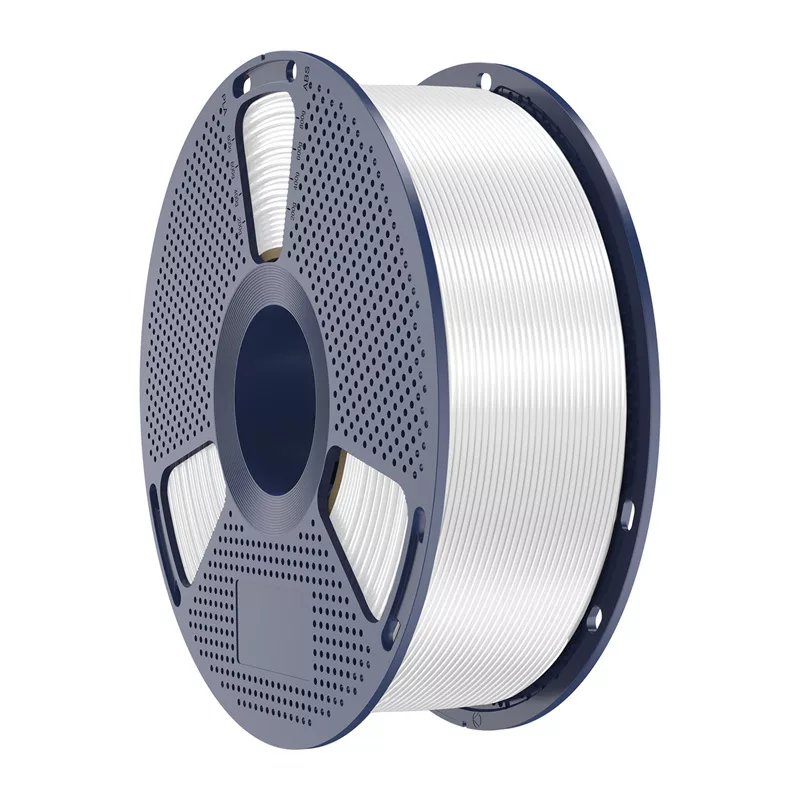 Filamento SUNLU PLA+ Silk 1,75 mm branco 1 kg