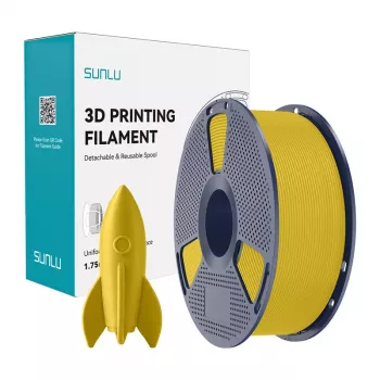Filamento SUNLU PLA High-Speed Yellow 1,75 mm 1 kg