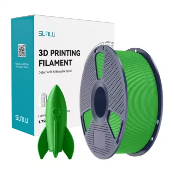 Filamento SUNLU PLA High-Speed 1,75 mm verde 1 kg