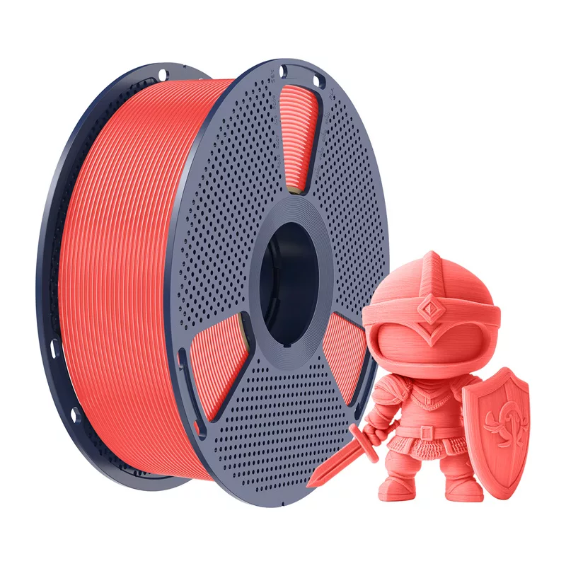 Filamento SUNLU PLA+ 1,75 mm vermelho cereja 1 kg