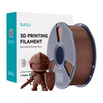 Filamento SUNLU PLA+ 1,75 mm Chocolate 1 kg