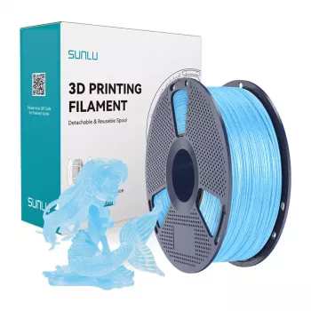 Filamento SUNLU PLA (Shiny Blue) 1,75 mm 1 kg