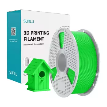 Filamento SUNLU ASA 1,75 mm verde 1 kg