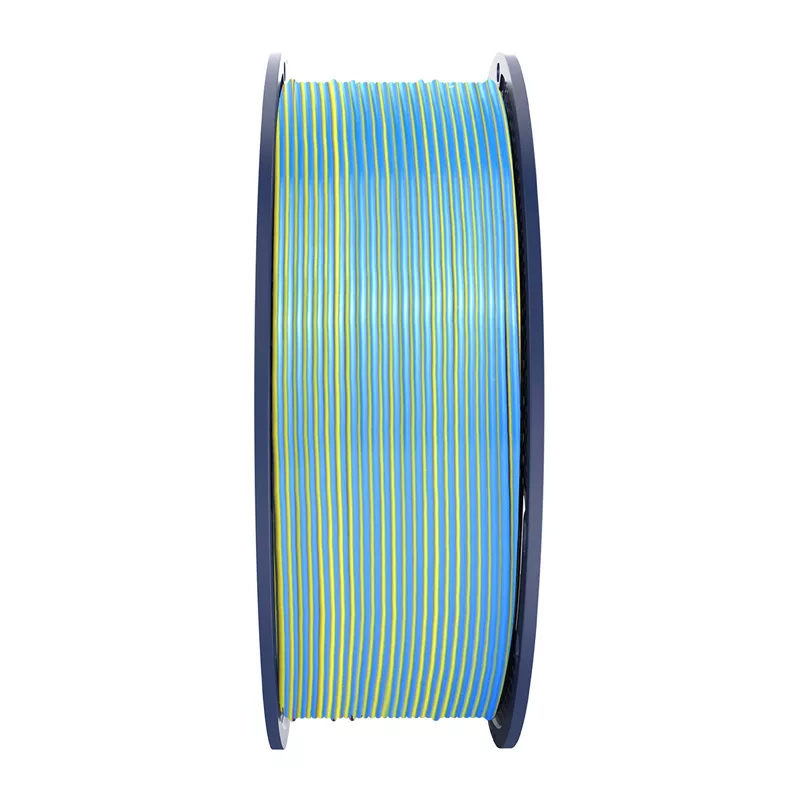 Filamento SUNLU PLA+ Silk Forth-Color 1,75 mm Blue-Purple-Orange-Yellow Gradient 1 kg