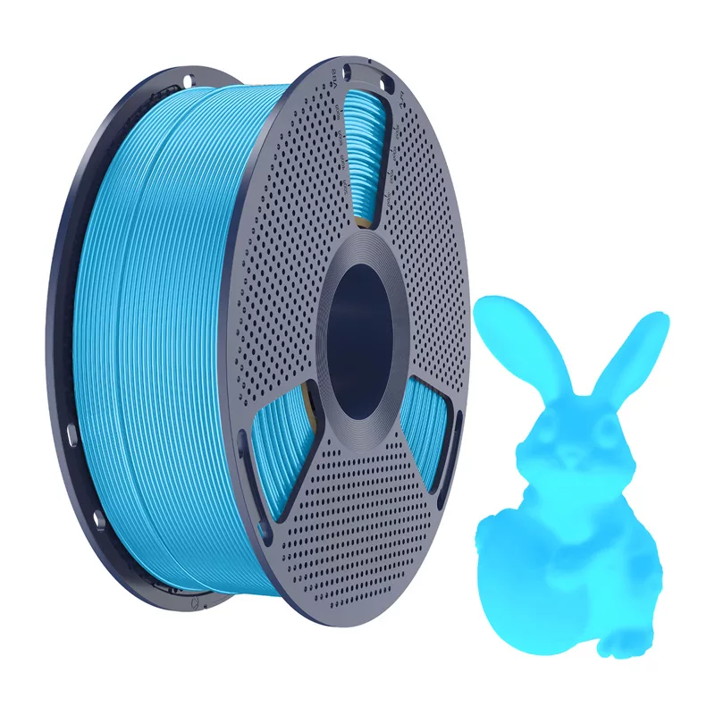 Filamento SUNLU PLA Glow In The Dark 1,75 mm azul 1 kg